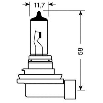 H11 12V/55W Αλογόνου Lampa L5797.1 1τμχ