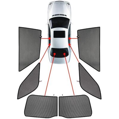 Carshades Skoda Kamiq 5d 2019+ Κουρτινακια Μαρκε Car Shades - 6 Τεμ. PVC.SKO-KAMI-5-A