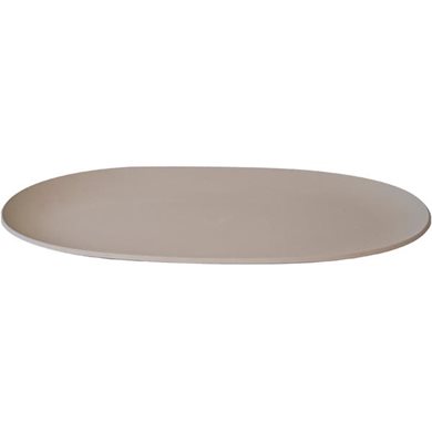 Δίσκος Οβάλ Fiberglass Άθραυστος 48x25.7xΥ2.2cm Omada M5520/TE Χρώμα Άμμου