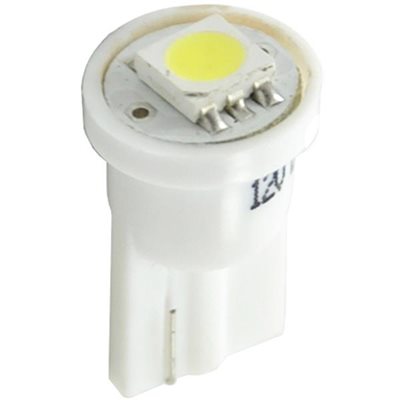 W5W 12V T10 W2.1x9.5D Led 1xSMD5050 Λευκό Καρφωτό Ακάλυκο 2τμχ M-Tech LB040W/MT