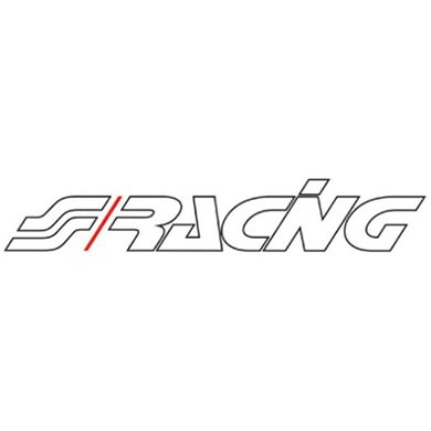 Αυτοκόλλητο "Simoni Racing White Sticker" 1τμχ Simoni Racing SRCR/8