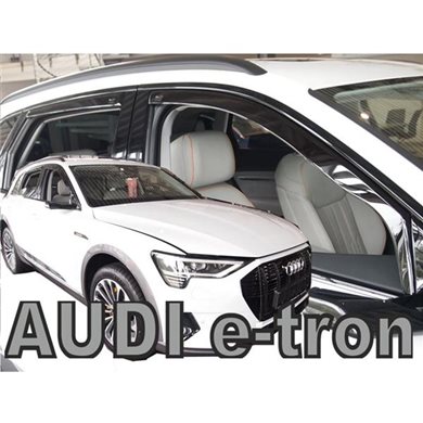 Heko Audi E-tron 5d 2018+ Σετ Ανεμοθραυστες Αυτοκινητου Απο Ευκαμπτο Φιμε Πλαστικο Heko - 4 Τεμ. ΑΝΕΜ.SET10270