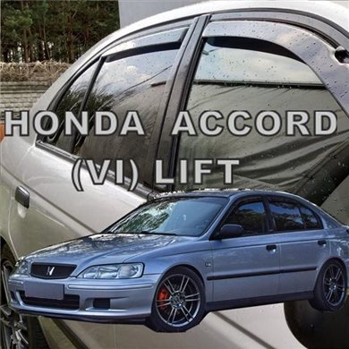Heko Honda Accord Vi 5d Ltb 1998-2003 Σετ Ανεμοθραυστες Αυτοκινητου Απο Ευκαμπτο Φιμε Πλαστικο Heko - 4 Τεμ. ΑΝΕΜ.SET17103