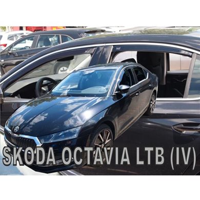 Heko Skoda Octavia Iv 5d Ltb 2020+ Σετ Ανεμοθραυστες Αυτοκινητου Απο Ευκαμπτο Φιμε Πλαστικο Heko - 4 Τεμ. ΑΝΕΜ.SET28358