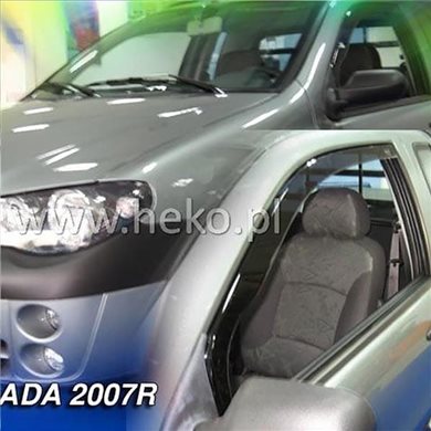 Heko Fiat Strada 2d 1998+2007+ Ζευγαρι Ανεμοθραυστες Απο Ευκαμπτο Φιμε Πλαστικο Heko - 2 Τεμ. ΑΝΕΜ.15155