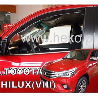 Heko Toyota Hi-lux 4d 2016+ Ζευγαρι Ανεμοθραυστες Απο Ευκαμπτο Φιμε Πλαστικο Heko - 2 Τεμ. ΑΝΕΜ.29642