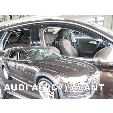 Heko Audi A6 5d 2011+ Σετ Ανεμοθραυστες Αυτοκινητου Απο Ευκαμπτο Φιμε Πλαστικο Heko - 4 Τεμ. ΑΝΕΜ.SET10250