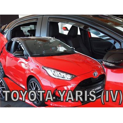 Heko Toyota Yaris 5d 2019+ Σετ Ανεμοθραυστες Αυτοκινητου Απο Ευκαμπτο Φιμε Πλαστικο Heko - 4 Τεμ. ΑΝΕΜ.SET29666