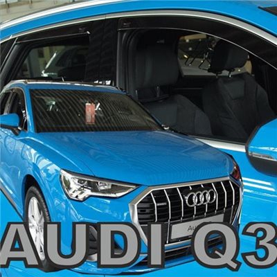 Heko Audi Q3 5d 2018+ Σετ Ανεμοθραυστες Αυτοκινητου Απο Ευκαμπτο Φιμε Πλαστικο Heko - 4 Τεμ. ΑΝΕΜ.SET10264