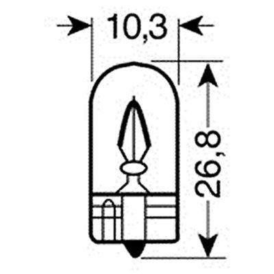 Λάμπες Ακαλυκες 12V Wy5W 5W Πορτοκαλί Lampa L5810.9 10τμχ