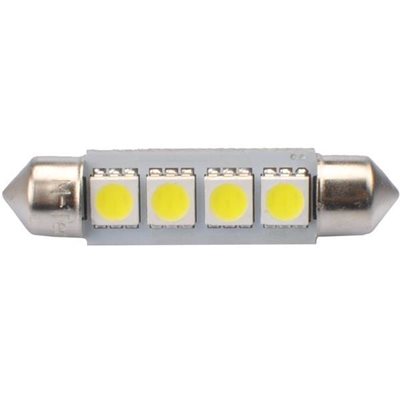 Λαμπάκια Πλαφονιέρας C5W/C10W 12V 0,96W Sv8,5 41mm Can-Bus Led 4xSMD5050 Premium Λευκό 2τμχ M-Tech LB311W/MT