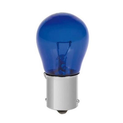 P21W 12V 21W Ba15S Μονοπολικό Μπλε Blue Dyed-Glass 2τμχ Lampa L5807.4